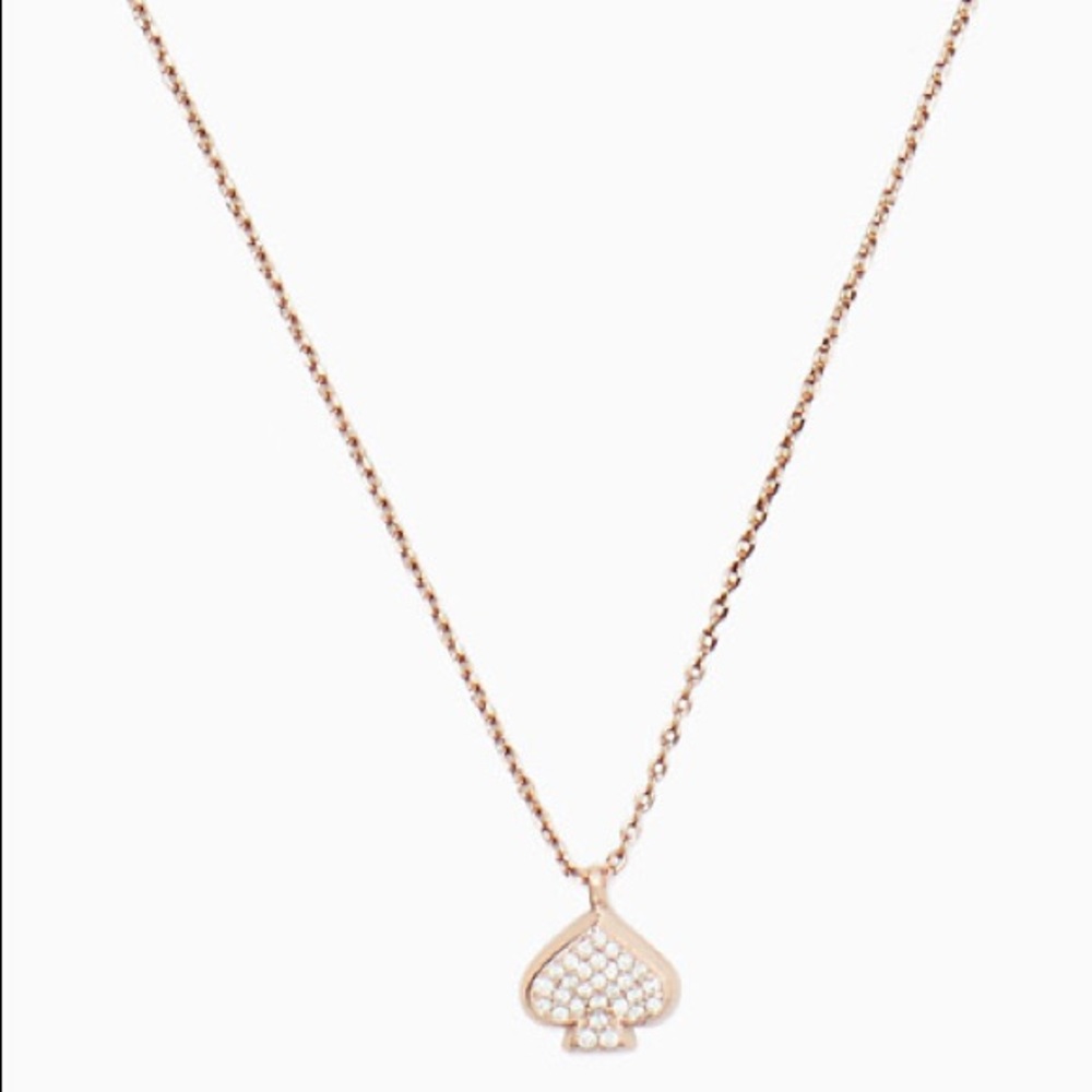 NWT Kate Spade everyday spade pave pendant